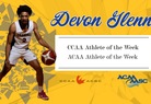 Devon Glenn Named CCAA and ACAA Athlete of the Week